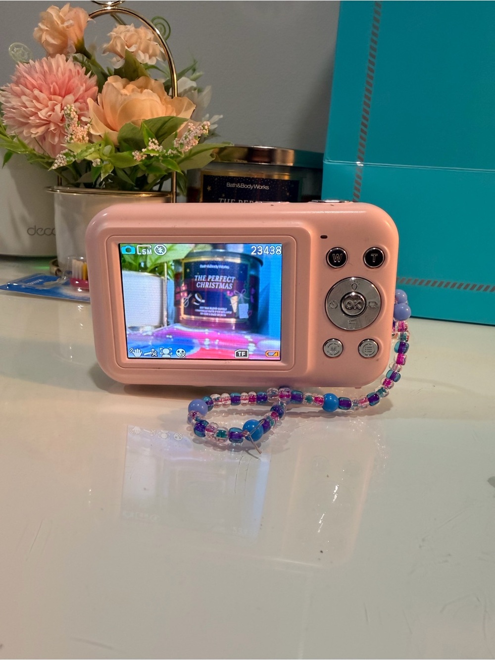 Pink Compact Digital Kids Camera - Portable Point & Shoot